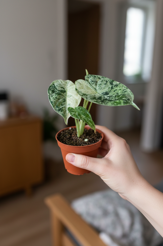 Alocasia Dragon Scale Mint – Realistic Table Top
