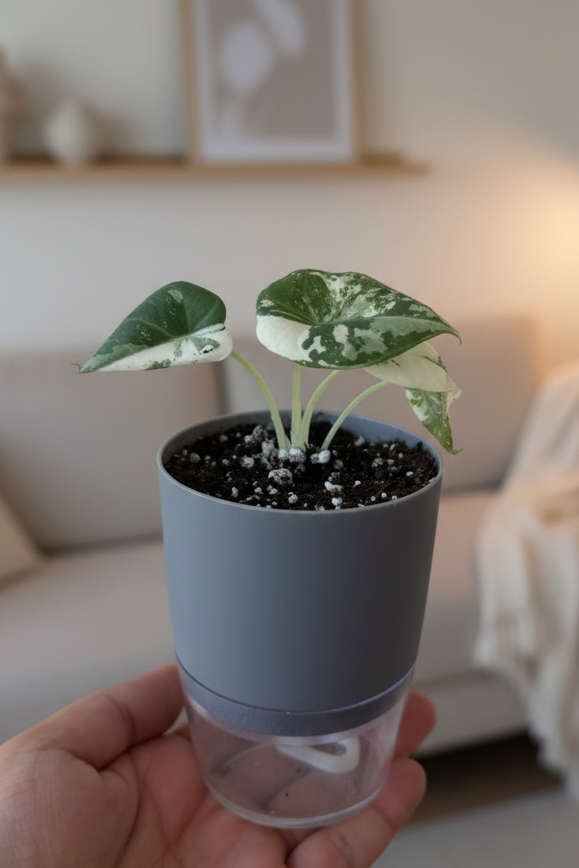 Alocasia Maharani Albo Variegated – Lifestyle