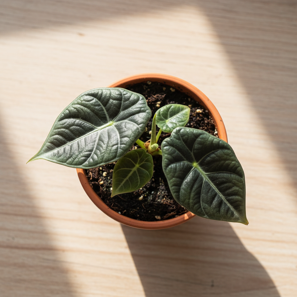 Alocasia Maharani – Top View