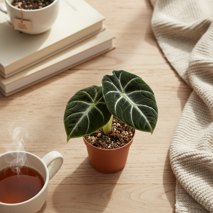 Alocasia Ninja – Top View