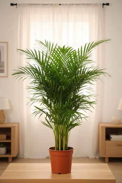 Areca Palm 140cm — Natural Cozy Window Setup