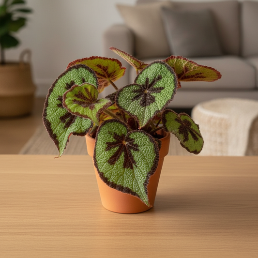 Begonia Masoniana Mountain – Modern Tabletop
