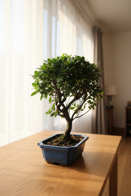Bonsai Rhododendron Indicum — Side View