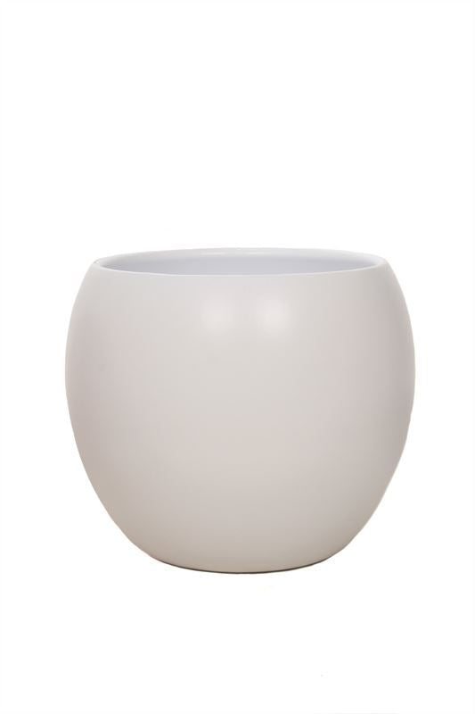 Ceramic Pot - Lisa White Matte