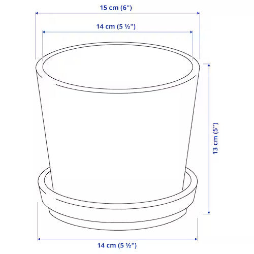 Amber Glow Ceramic Pot - Planter