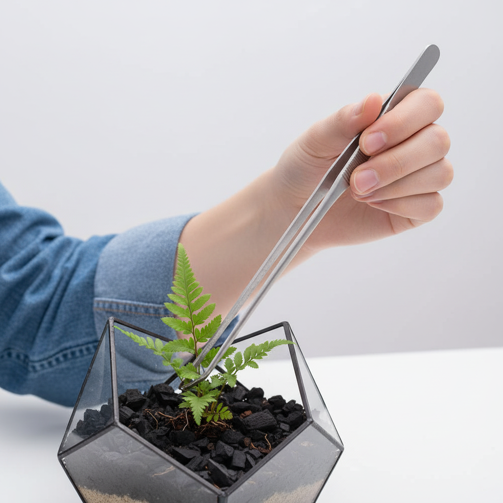 Curved Tweezers – Terrarium Use