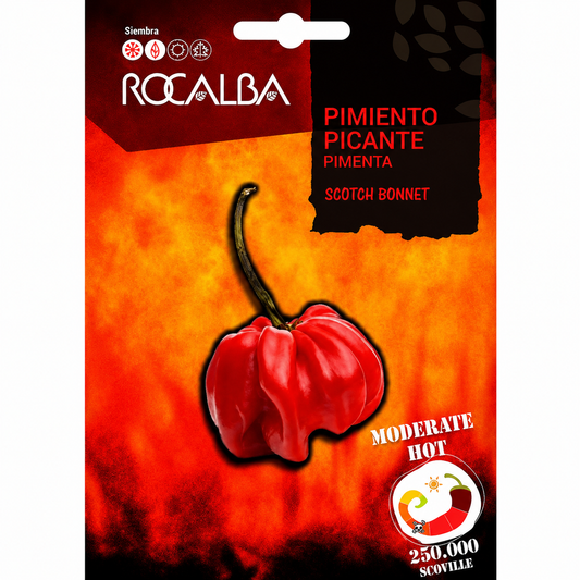 Scotch Bonnet Hot Pepper Seeds - بذور فلفل سكوتش بونيت الحار