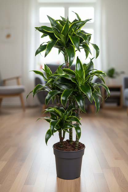 Dracaena Dorado floor plant in a living room