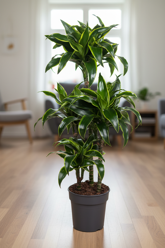 Dracaena Dorado floor plant in a living room