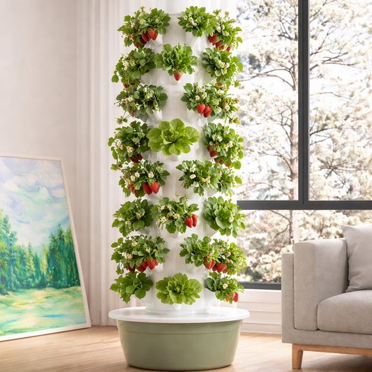 Hydroponic Tower - 9 Layer Plant Growing System