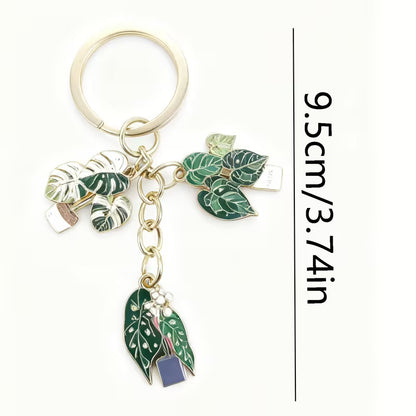 Variegated Plant Keychain | سلسلة مفاتيح نباتات فاريغيتد