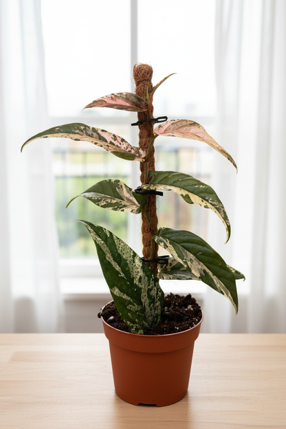 Ficus Sagittata Variegata Pink - Window Natural Daylight