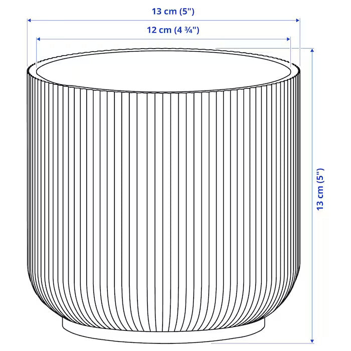 Black Ceramic Pot - Planter