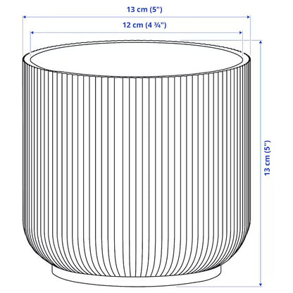 Black Ceramic Pot - Planter