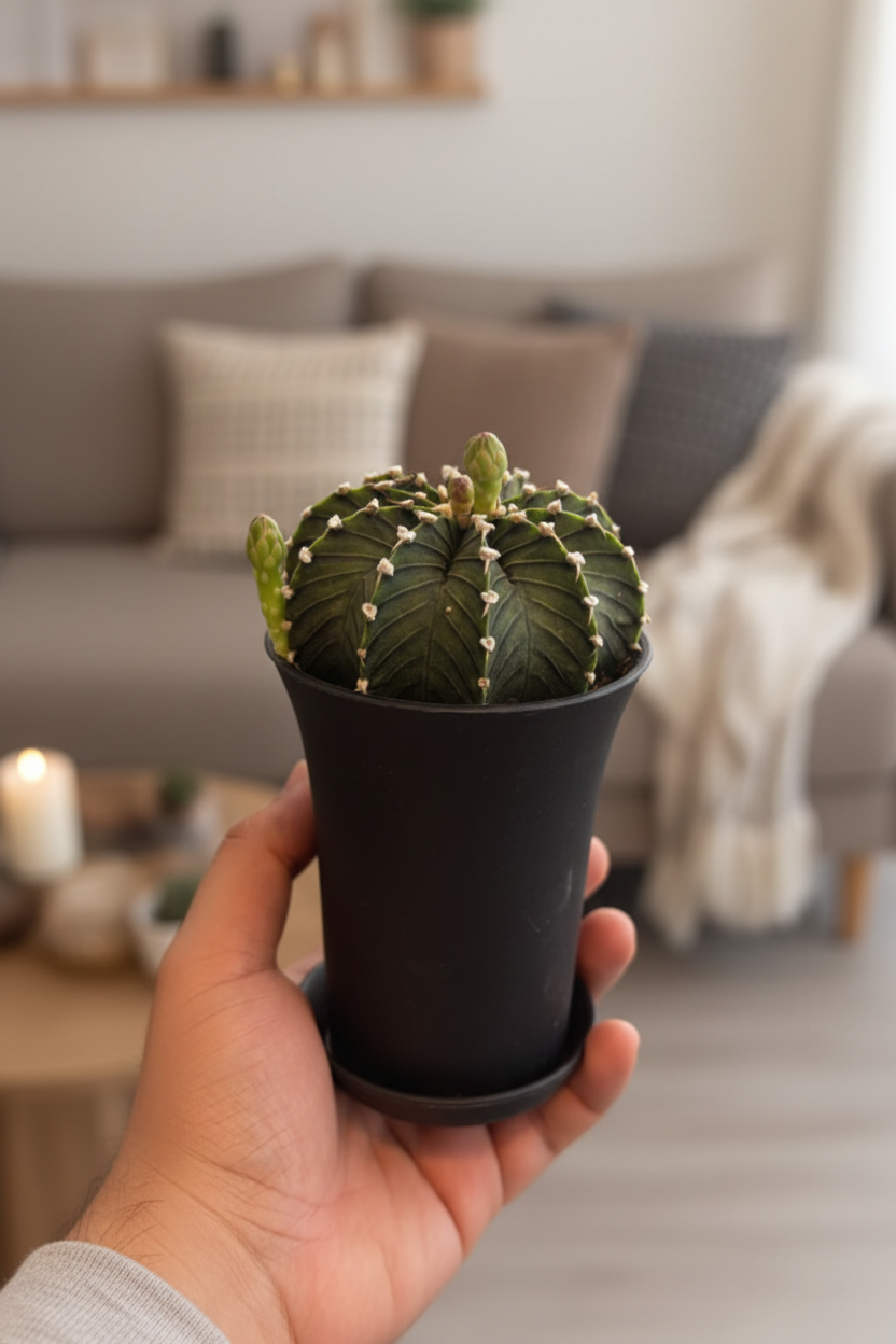 Gymnocalycium mihanovichii – Lady Hand + Cozy Room