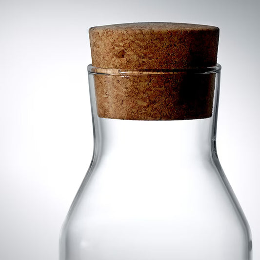 Glass Vase with Cork