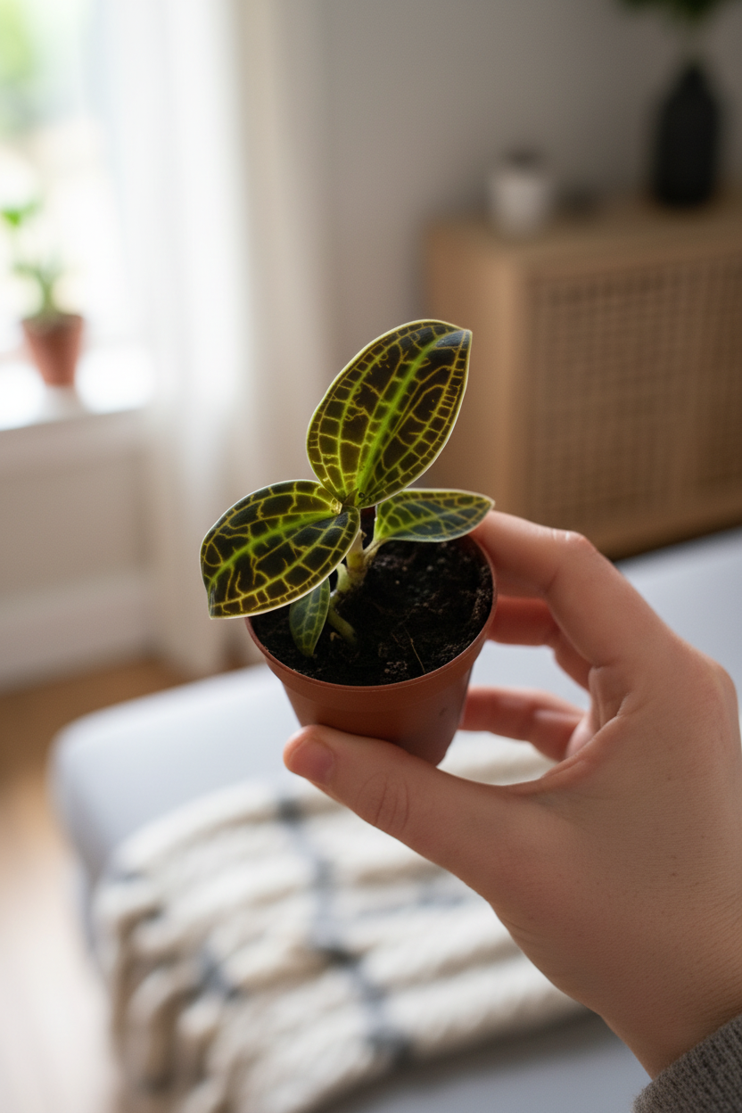 Macodes Petola Jewel Orchid – Lady Holding
