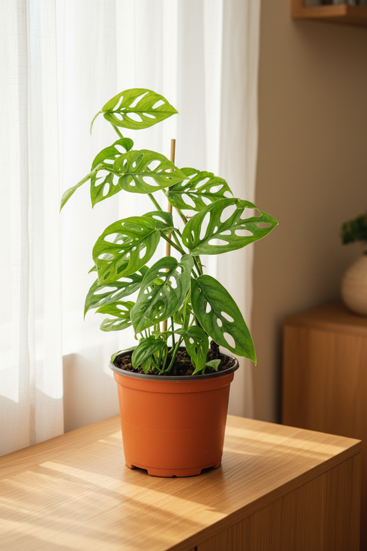 Monstera Adansonii — Cozy Window Setup