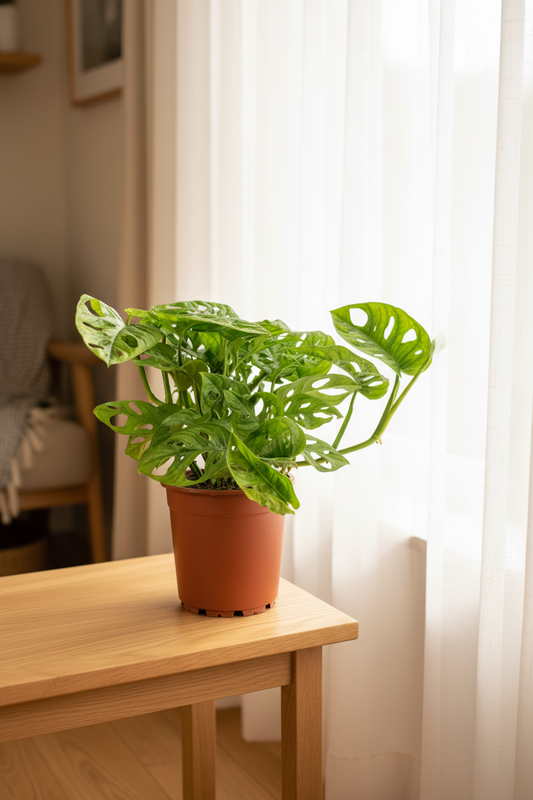 Monstera Adansonii — Cozy Window Setup