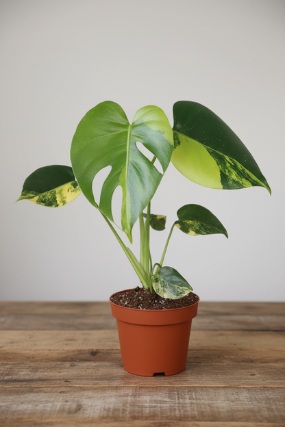 Monstera Deliciosa Aurea – Leaf Colors Visible
