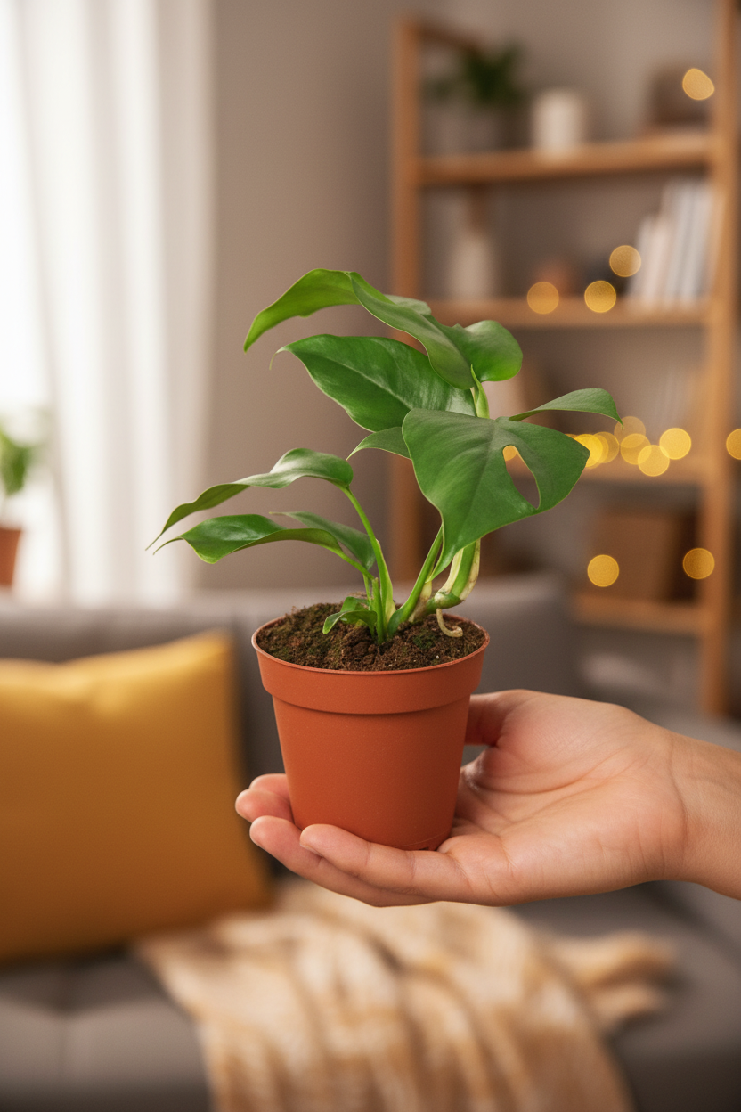 Monstera Minima - Hand Hold