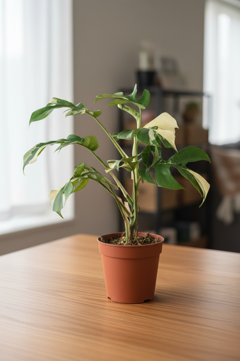 Monstera Minima Variegata – Table Top