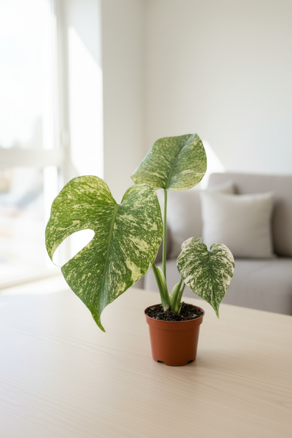 Monstera mint on a tabletop