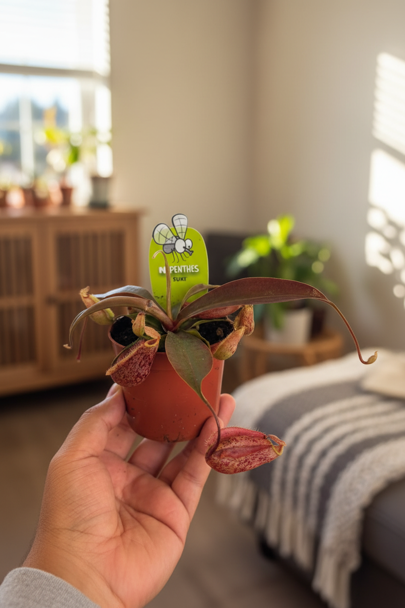 Nepenthes Suki – Fair Lady Holding Plant