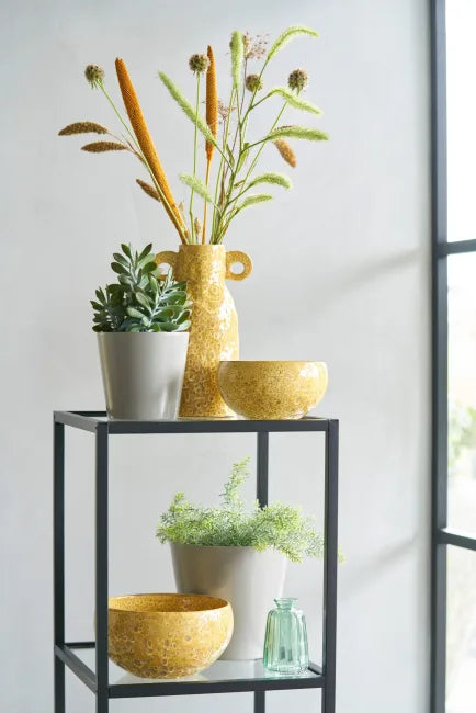 Pearl Essence - White Ceramic Plant Pot - Planter