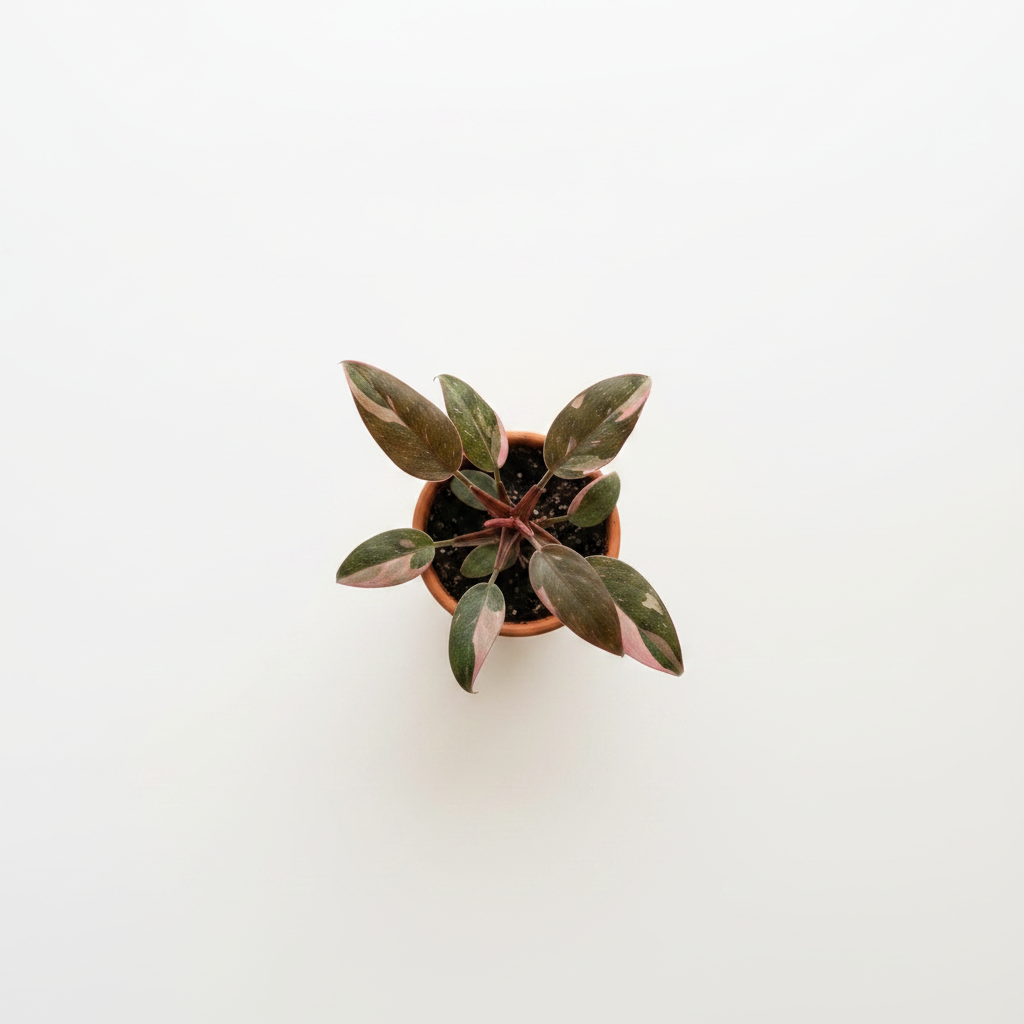 Philodendron Pink Princess – Top View