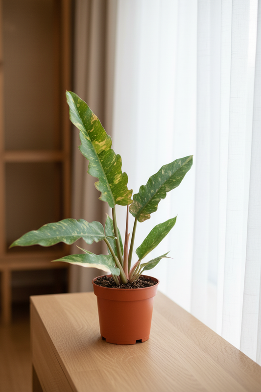 Philodendron Ring of Fire 40cm — Cozy Window Setup