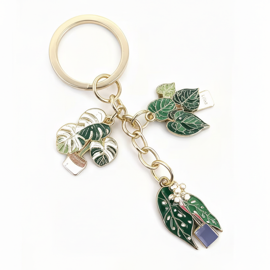 Plant Keychain on Model Hand