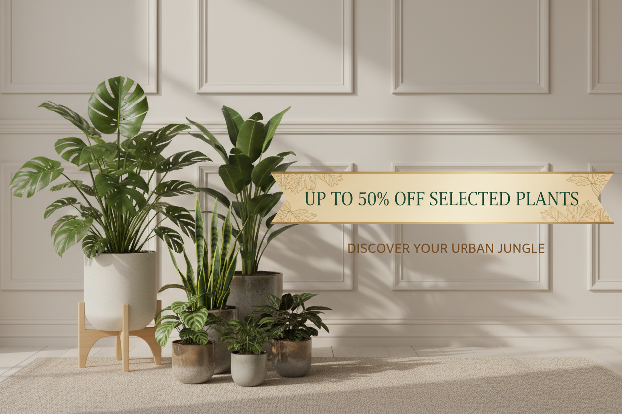 Premium Plant Sale Banner