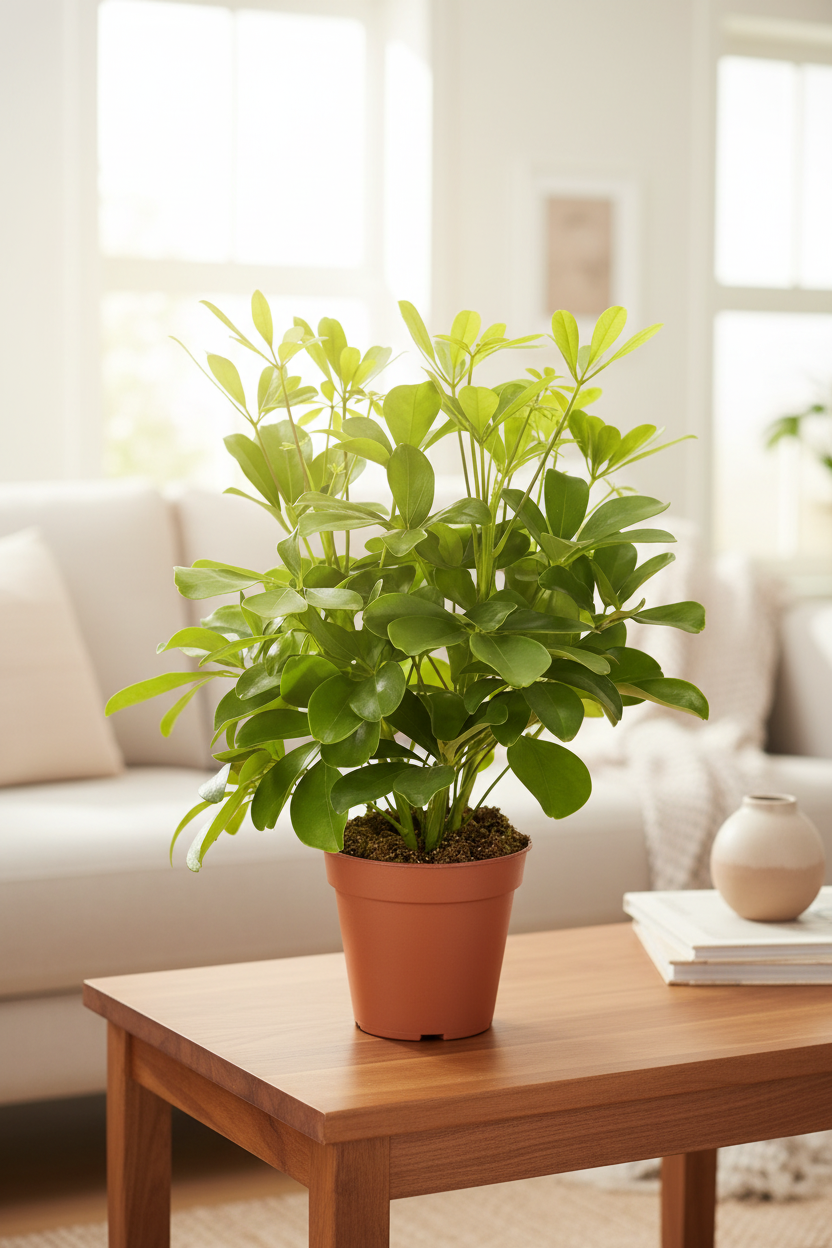 Schefflera Nora - Daytime, Front Lit