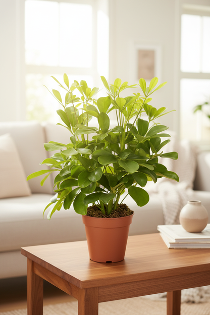 Schefflera Nora - Daytime, Front Lit