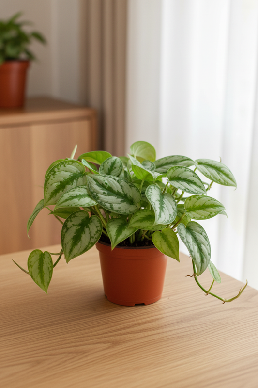 Scindapsus Pictus Trebie — Cozy Window Soft Daylight