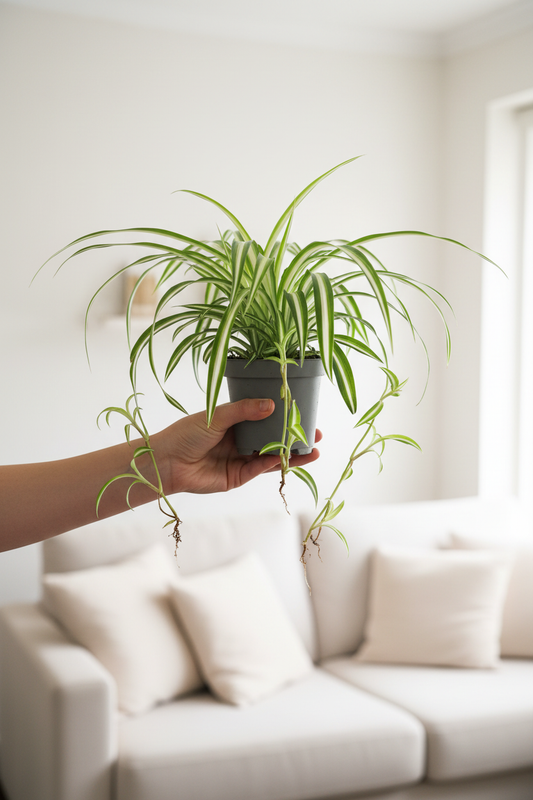 Spider Plant - Clean, No Artifacts