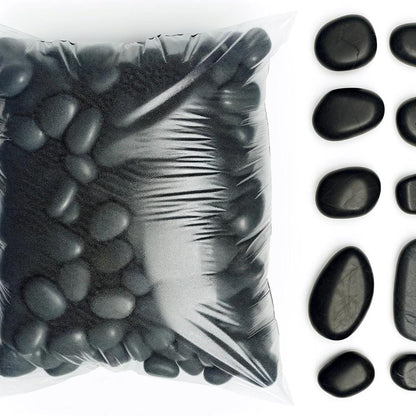 Enhance your garden with these elegant Black Garden Stones. Each 20Kg bag contains a variety of sizes and shapes, perfect for creating a unique and natural look in any outdoor space. Crafted from durable stone, these garden stones will add a touch of sophistication and style to your landscape.