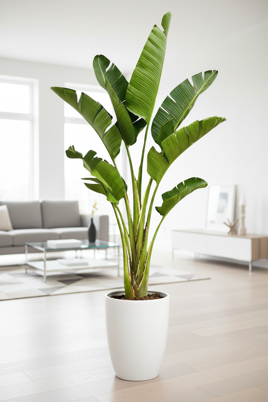 Strelitzia Nicolai in Living Room