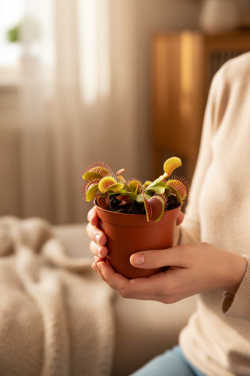 Venus Fly Trap – Lady Holding