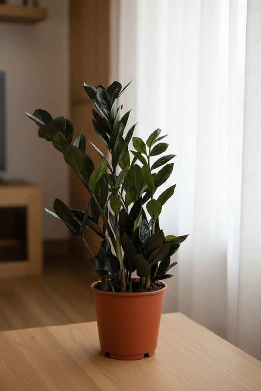 Zamioculcas Raven Black ZZ — Cozy Window Setup