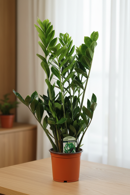 Zamioculcas Zamiifolia ZZ Plant 70cm — Cozy Window Setup
